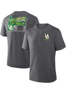 Oregon Ducks Grey Triblend Hometown Short Sleeve Fashion T Shirt