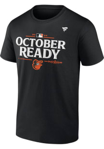 Baltimore Orioles Black 2024 Playoff Participant Locker Room Short Sleeve T Shirt