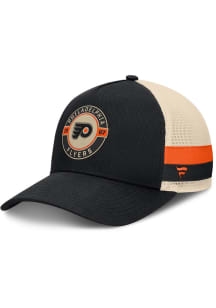 Casquette Ajustable Philadelphia Flyers – Bleu Marine/orange, Broderie 3D, LNH