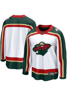 Minnesota Wild Mens White Blank Breakaway Hockey Jersey