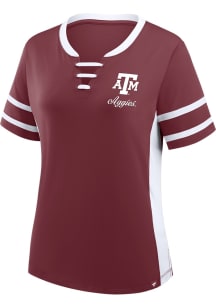 Texas A&M Aggies Womens Be Fearless Fashion Football Jersey - Maroon