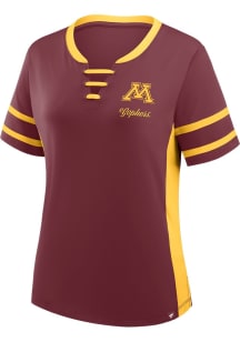 Minnesota Golden Gophers Womens Be Fearless Fashion Football Jersey - Maroon