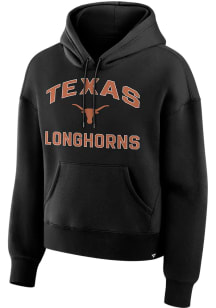 Texas Longhorns Womens Black Arch Hooded Sweatshirt