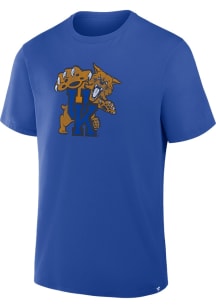 Kentucky Wildcats Womens Blue Primary Short Sleeve T-Shirt