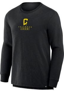 Columbus Crew Black Stadium Slub Long Sleeve Fashion T Shirt