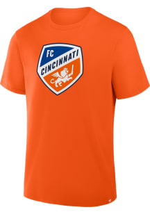 FC Cincinnati Orange Legacy Crest Short Sleeve T Shirt