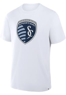 Sporting Kansas City White Legacy Crest Short Sleeve T Shirt