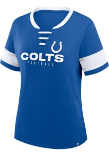 Indianapolis Colts Womens Draw Play Fashion Football Jersey - Blue