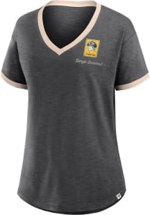 Pittsburgh Pirates Womens Black Hometown Short Sleeve T-Shirt