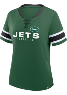 New York Jets Womens Draw Play Fashion Football Jersey - Green