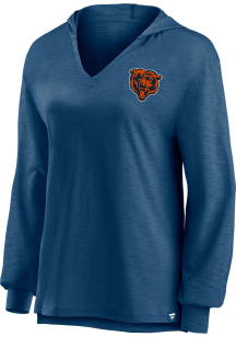 Chicago Bears Womens Blue The Goods Hooded Sweatshirt