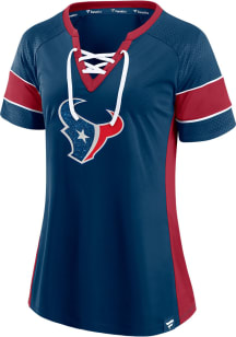 Houston Texans Womens Athena Fashion Football Jersey - Navy Blue