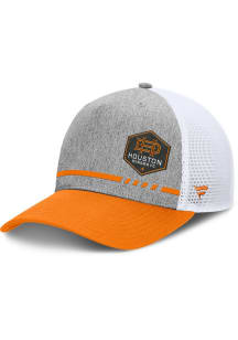 Houston Dynamo Low Block 5-Panel Trucker Adjustable Hat - Grey
