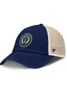 Philadelphia Union False Nine Unstructured Trucker Adjustable Hat - Navy Blue