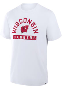 Wisconsin Badgers White Find Your Drive Short Sleeve T Shirt
