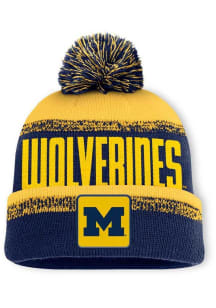 Michigan Wolverines Blue COLLEGE THRIVE Mens Knit Hat