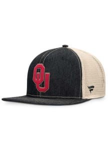Oklahoma Sooners Black COLLEGE LEGEND Mens Snapback Hat