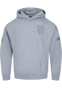 Pro Standard San Francisco Giants Mens Grey Neutral Long Sleeve Hoodie