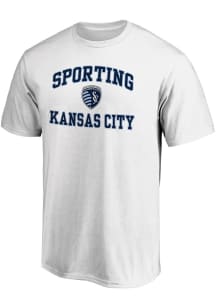 Sporting Kansas City White HEART AND SOUL Short Sleeve T Shirt