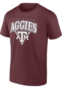Texas A&M Aggies Maroon Modern Short Sleeve T Shirt
