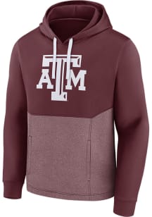 Texas A&M Aggies Mens Maroon Poly Fleece POH Hood