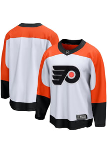 Philadelphia Flyers Mens White BREAKAWAY Hockey Jersey