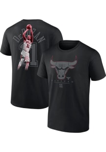 Demar DeRozan Chicago Bulls Black Cotton Short Sleeve Player T Shirt