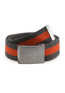 Oklahoma State Cowboys Fabric Stripe Mens Belt
