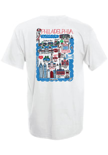 Philadelphia White Julie Gash Short Sleeve T Shirt