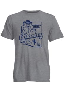 Arizona Wildcats Grey Go To Arizona Outline Short Sleeve T Shirt
