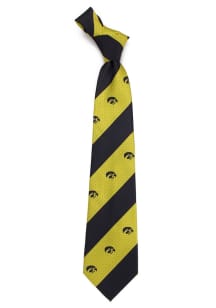 Iowa Hawkeyes Geo Stripe Mens Tie