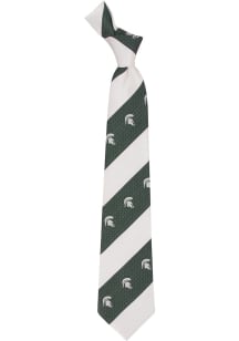 Michigan State Spartans Geo Stripe Mens Tie