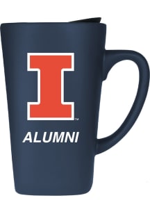 Illinois Fighting Illini 16oz Soft Touch Alumni Ceramic Mug - Navy Blue