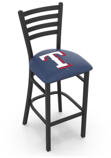 Texas Rangers Stationary Pub Stool - Black