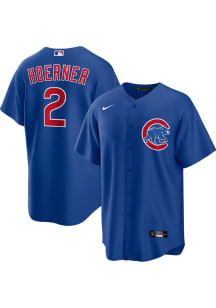 Nico Hoerner Chicago Cubs Mens Replica Alt Jersey - Blue
