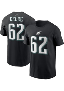 Jason Kelce Philadelphia Eagles Black Alt NN Short Sleeve Player T Shirt