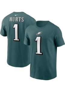 Jalen Hurts Philadelphia Eagles Midnight Green Home Short Sleeve Player T Shirt