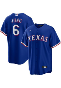 Josh Jung Texas Rangers Mens Replica Alt Jersey - Blue
