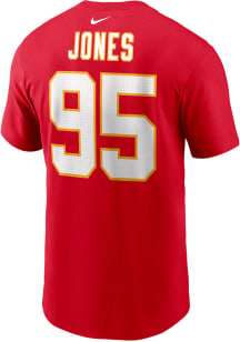 Chris Jones Kansas City Chiefs Red NN Tee Short Sleeve Player T Shirt
