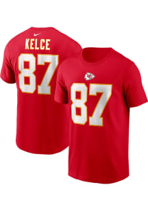 Travis Kelce Kansas City Chiefs Red NN Tee Short Sleeve Player T Shirt