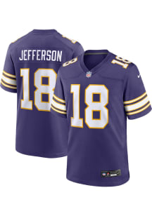 Justin Jefferson   Minnesota Vikings Purple Alt Football Jersey