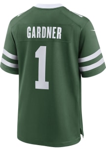 Sauce Gardner  Nike New York Jets Green 2024 Home Game Football Jersey