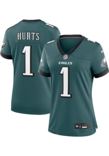 Jalen Hurts  Nike Philadelphia Eagles Womens Green 2024 Home Game Football Jersey