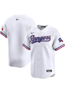 Nike Texas Rangers Mens White Home 2024 Limited Baseball Jersey