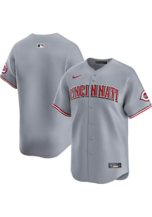Nike Cincinnati Reds Mens Grey Road 2024 Limited Baseball Jersey