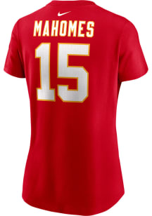 Patrick Mahomes Kansas City Chiefs Womens Red Player Player T-Shirt
