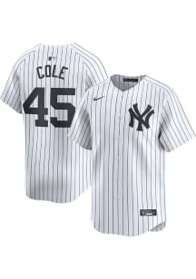 Gerrit Cole Nike New York Yankees Mens White Home 2024 Limited Baseball Jersey
