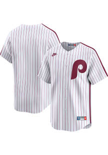 Philadelphia Phillies Nike Throwback Cooperstown Jersey - White