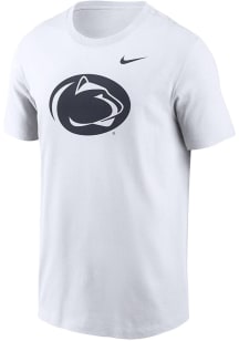 Nike Penn State Nittany Lions White Primary Logo Classic Short Sleeve T Shirt