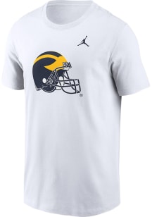 Nike Michigan Wolverines White Alt Logo Short Sleeve T Shirt